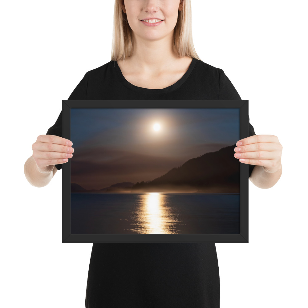 Moonlit Forest Fire - Lake Cowichan, BC - Image 6